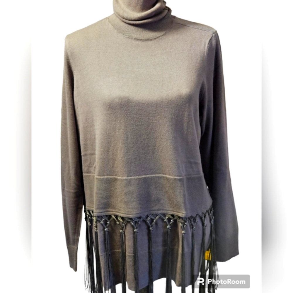 DG2 NWOT womens size L long sleeve turtleneck, Moss green